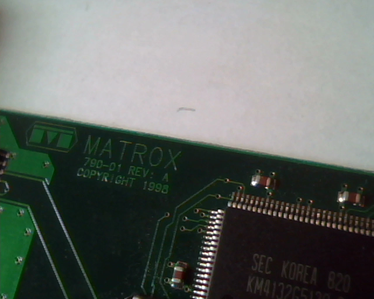 AGP card Matrox 790-01 Rev A MK00170 G100A/4/HP 103.05 MGI 5064-6048 VGA - image 3