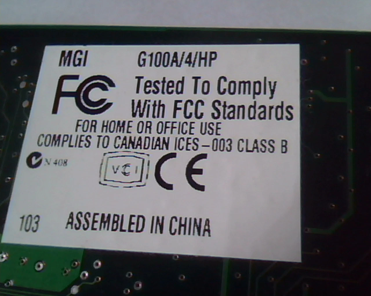 AGP card Matrox 790-01 Rev A MK00170 G100A/4/HP 103.05 MGI 5064-6048 VGA - image 4