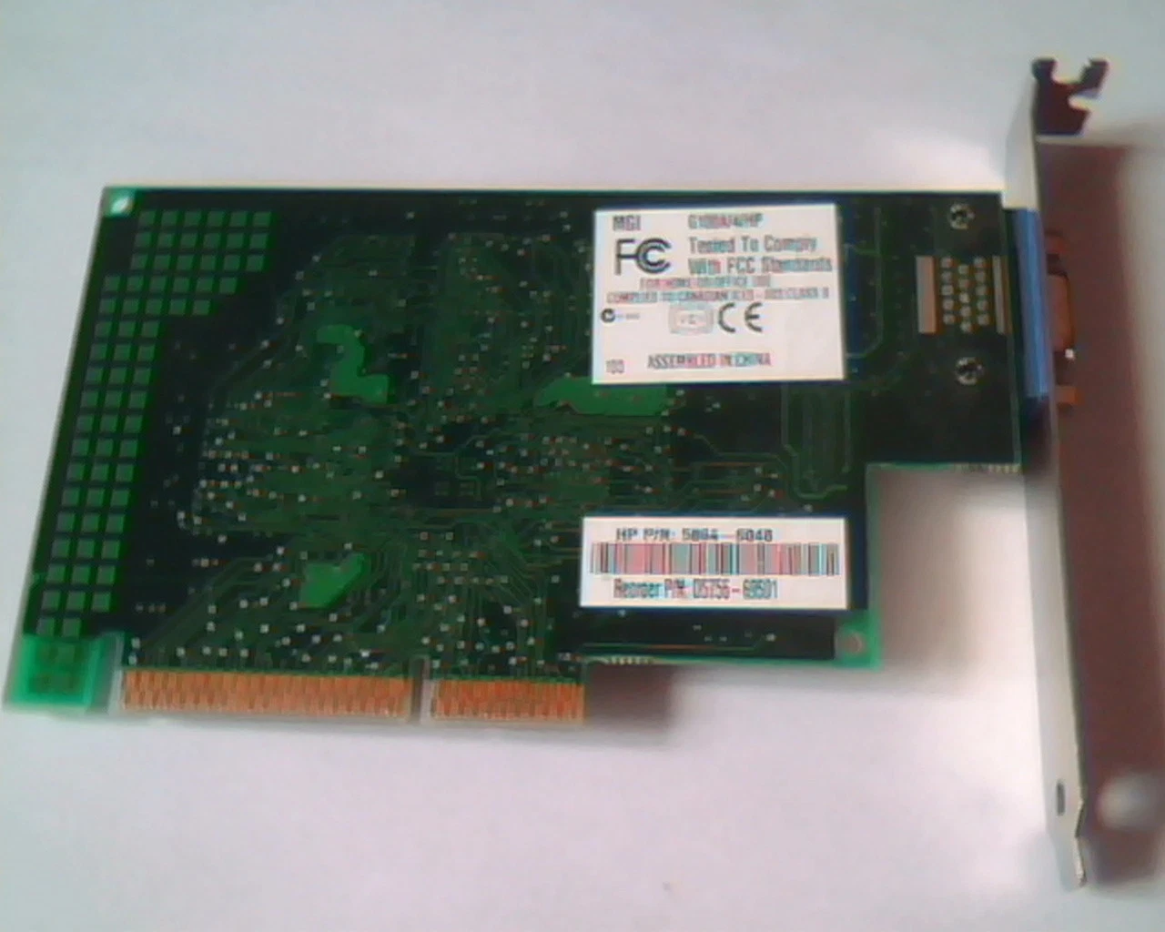 AGP card Matrox 790-01 Rev A MK00170 G100A/4/HP 103.05 MGI 5064-6048 VGA - image 6