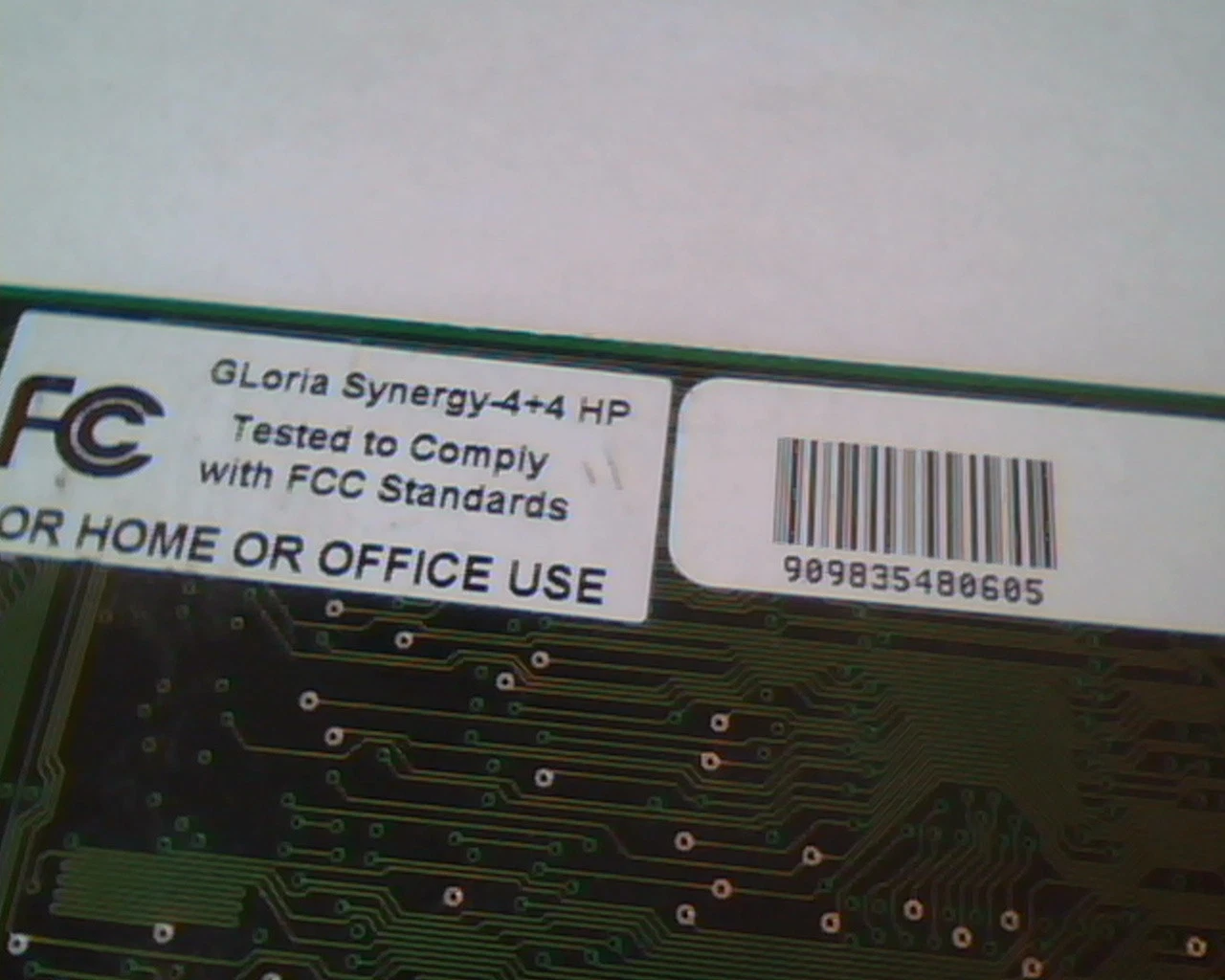 AGP card GLoria Synergy 4+4 HP 5064-6732 D 6478-69501 VGA - image 2
