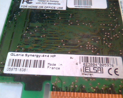 AGP card GLoria Synergy 4+4 HP 5064-6732 D 6478-69501 VGA — image 3