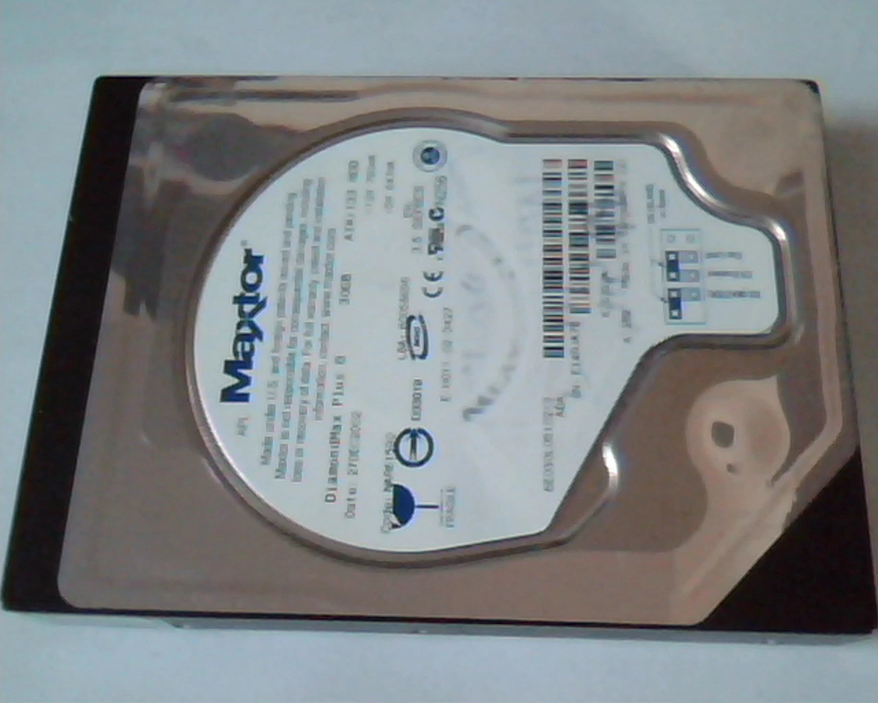 Hard Drive Disk IDE Maxtor DiamondMax Plus 8 30GB NAR61590 60058656 K,G,G,A