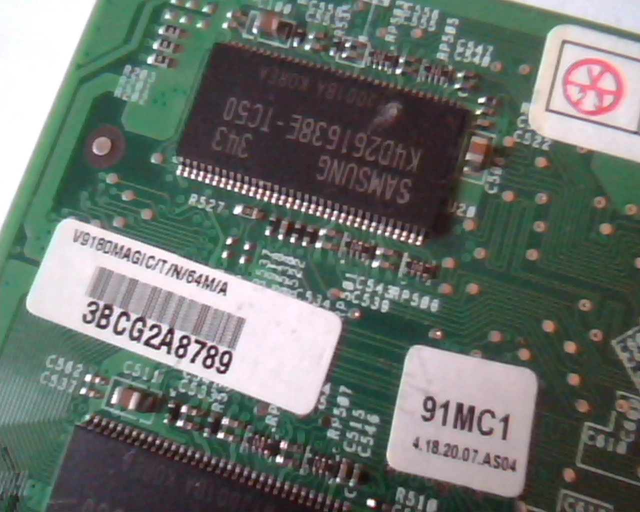 AGP card ASUS V9180Magic T 64M 4L A21-0564 C1V47F S-Vid VGA Comp V9180 - image 4
