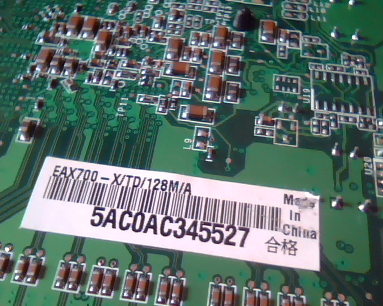 PCI-E express card ASUS A387C2 Rev 1.00a 08-170076810 EAX700-X 128M VGA DVI Vid - image 4