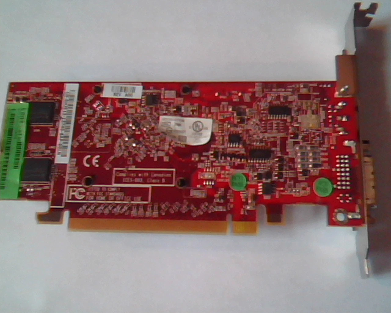 PCI-E express card ATI 109-A77131-20 102A7711420 A00 Video DVI - image 3
