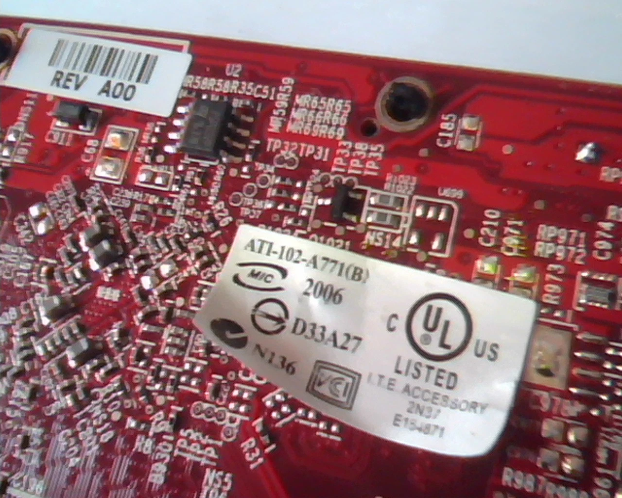 PCI-E express card ATI 109-A77131-20 102A7711420 A00 Video DVI - image 4
