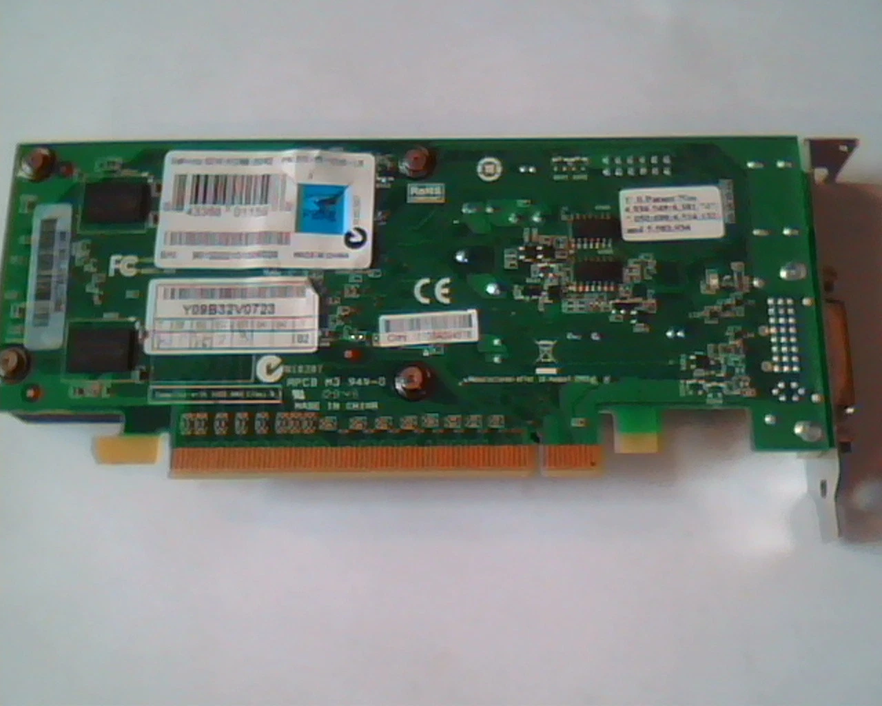 PCI-E express card N029 Rev 1.1 GeForce G210 512MB DDR2 512-P3-1210-LR 512MB - image 3
