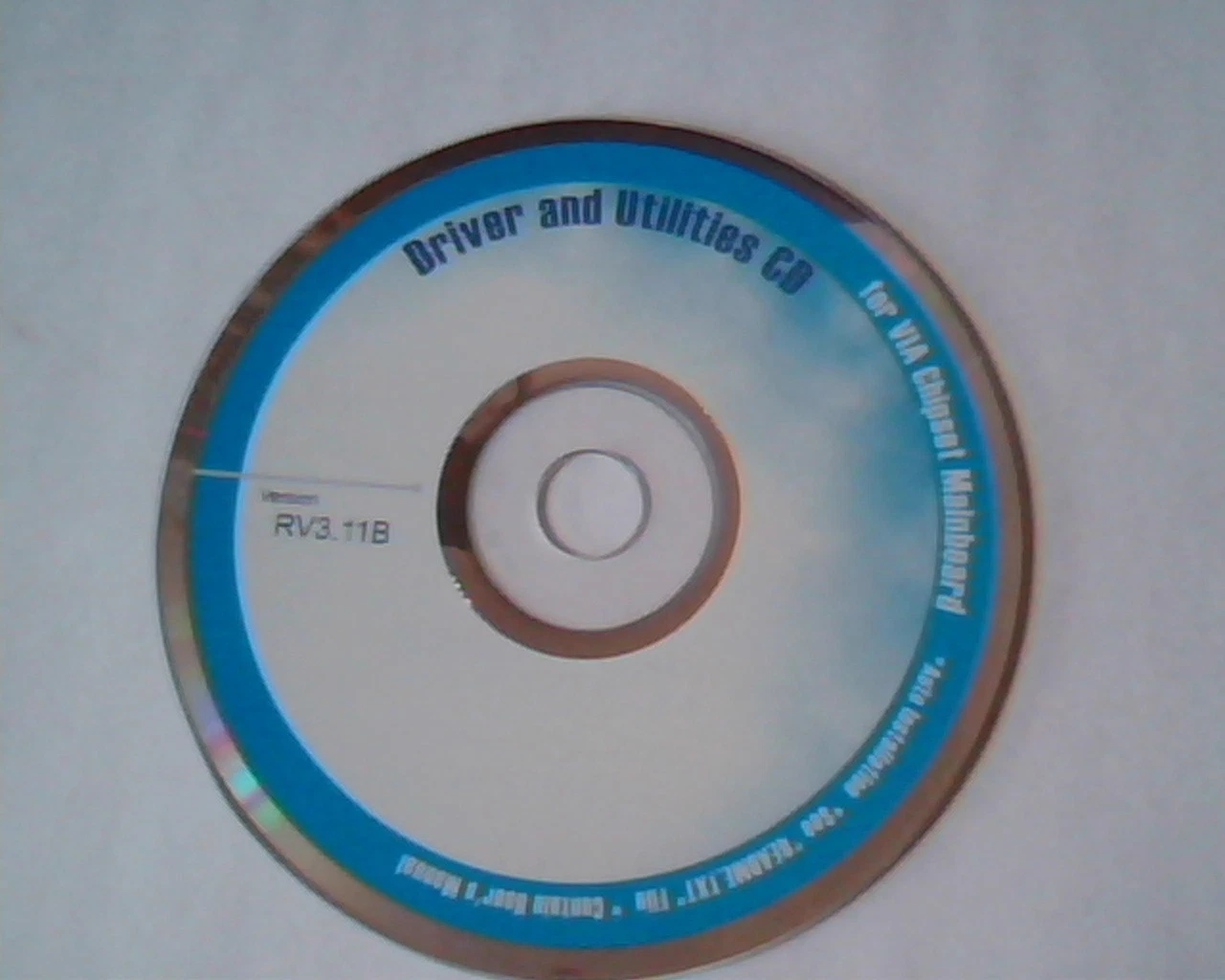 CD Driver and Utilities for VIA Chipset Mainboard Version RV3.11B Manual