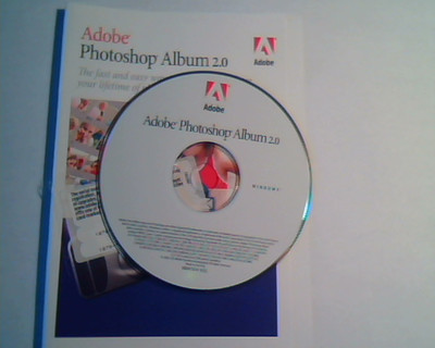 CD Adobe PhotoShop Album 2.0 with manual - Organize and share photos