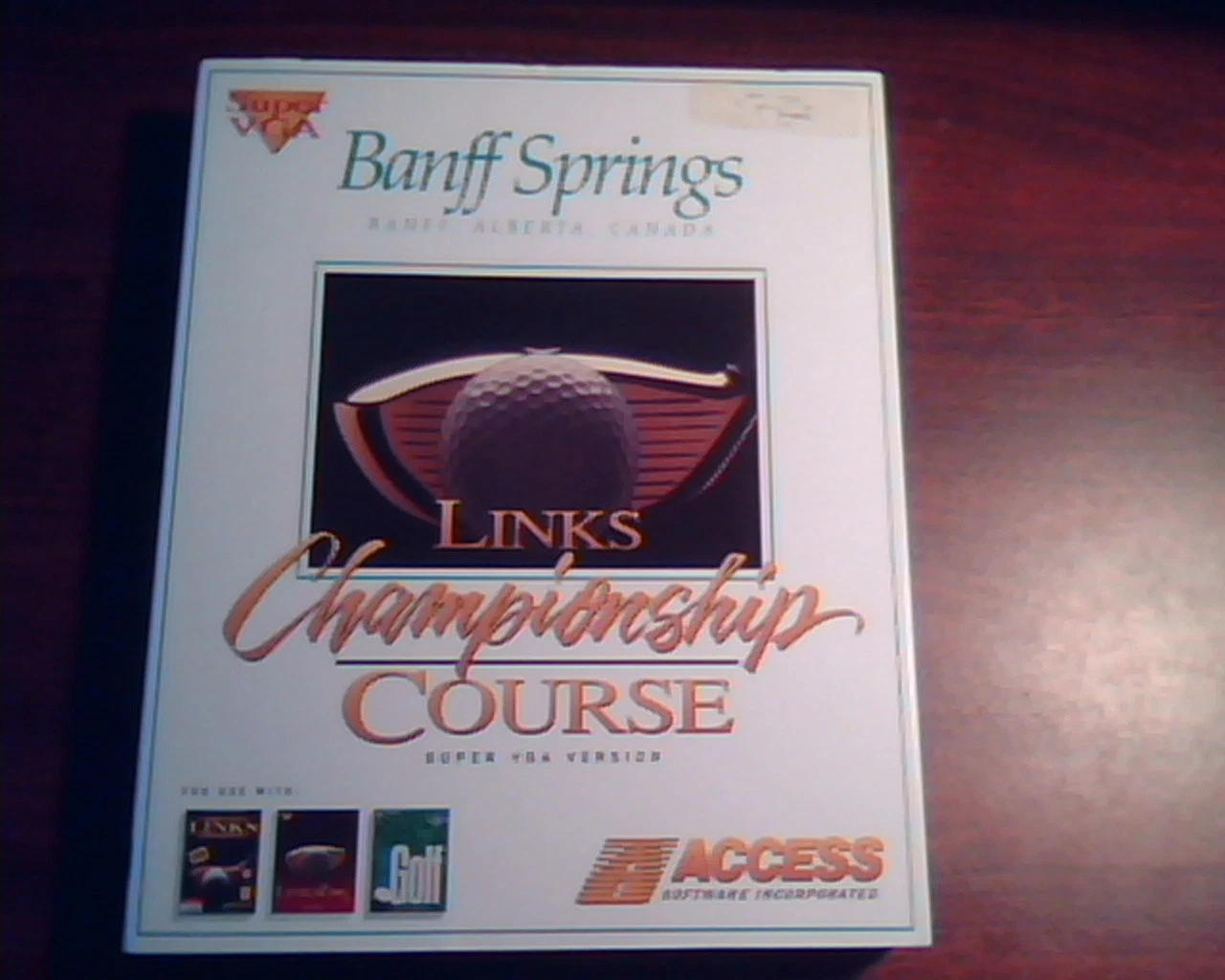 Banff Springs Canada - Links Championship Course Super VGA Golf game program