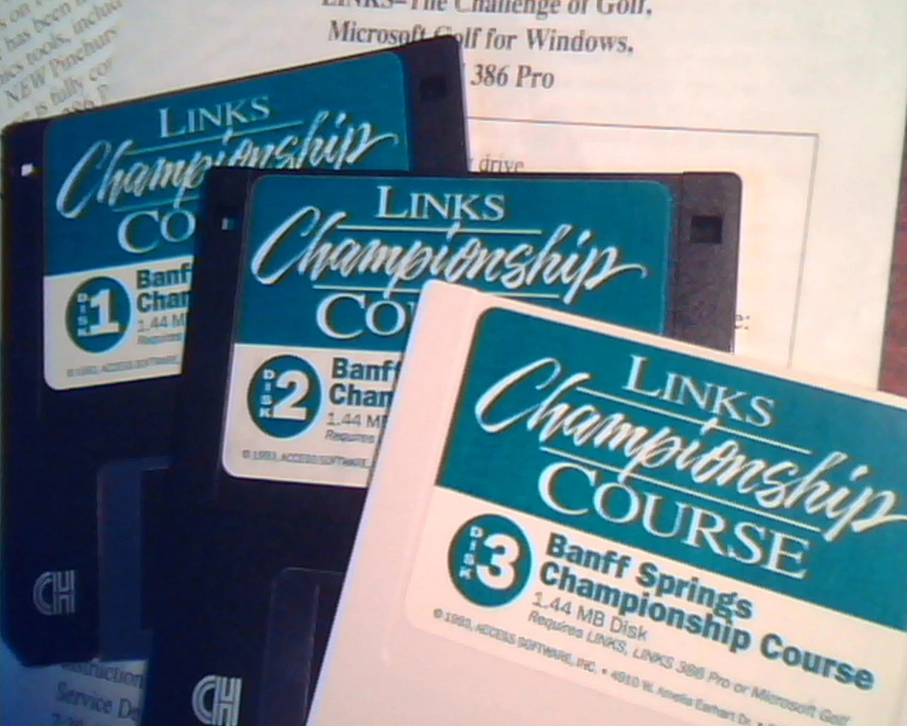 Banff Springs Canada - Links Championship Course Super VGA Golf game program - image 6