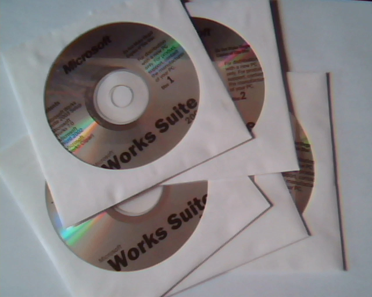 CD Microsoft Works Suite 2003 set With Product Key Organization Editing Finance - image 3