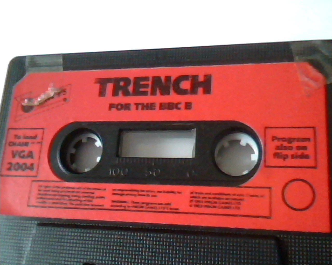 Cassette Tape Games TRENCH for the BBC B - by Phil Wilkes save the universe - image 4