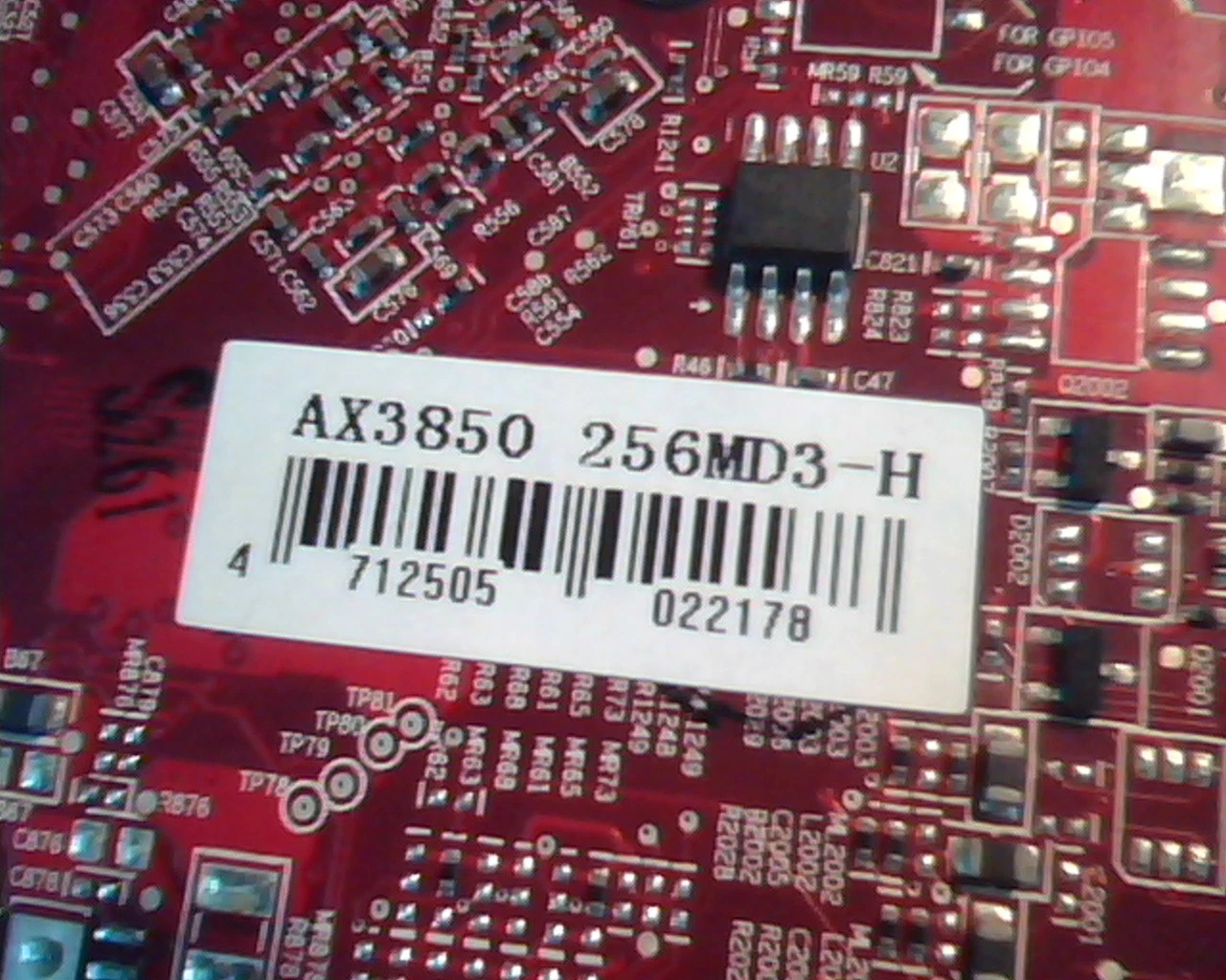 PCI-E express card ATI Radeon HD 3850 256M 109-B34031-00 DVI TV AX3850 - image 3
