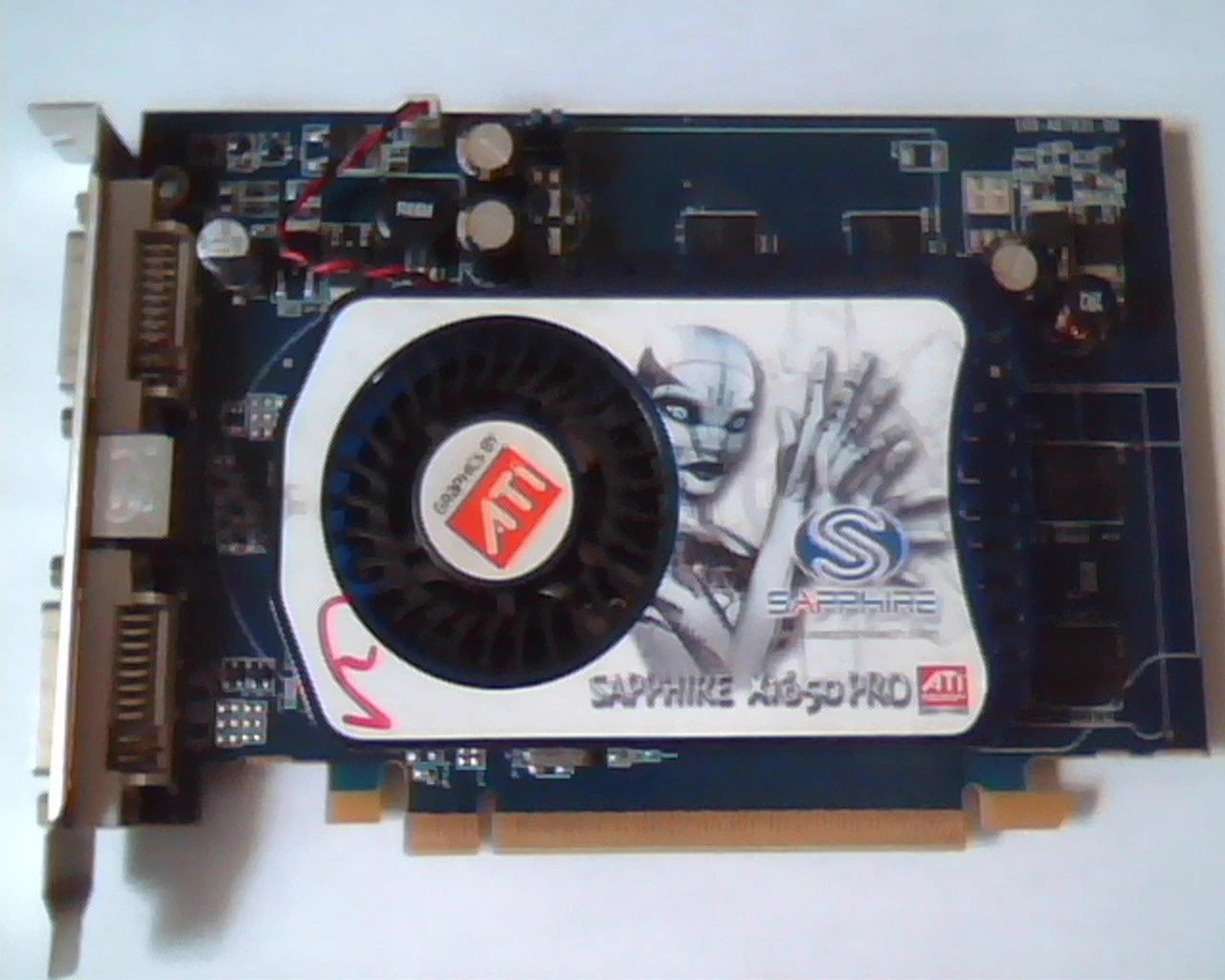 PCI-E express card ATI Sapphire X1650 Pro 512M DDR2 109-A67631-00 Dual DVI TV