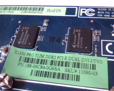 PCI-E express card ATI Sapphire X1650 Pro 512M DDR2 109-A67631-00 Dual DVI TV — image 4
