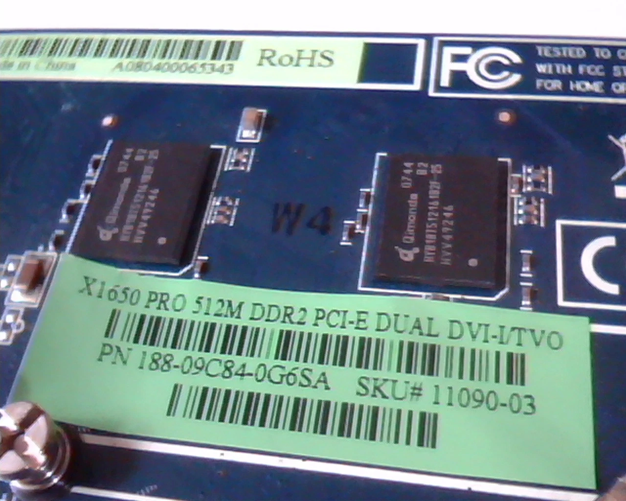 PCI-E express card ATI Sapphire X1650 Pro 512M DDR2 109-A67631-00 Dual DVI TV - image 4