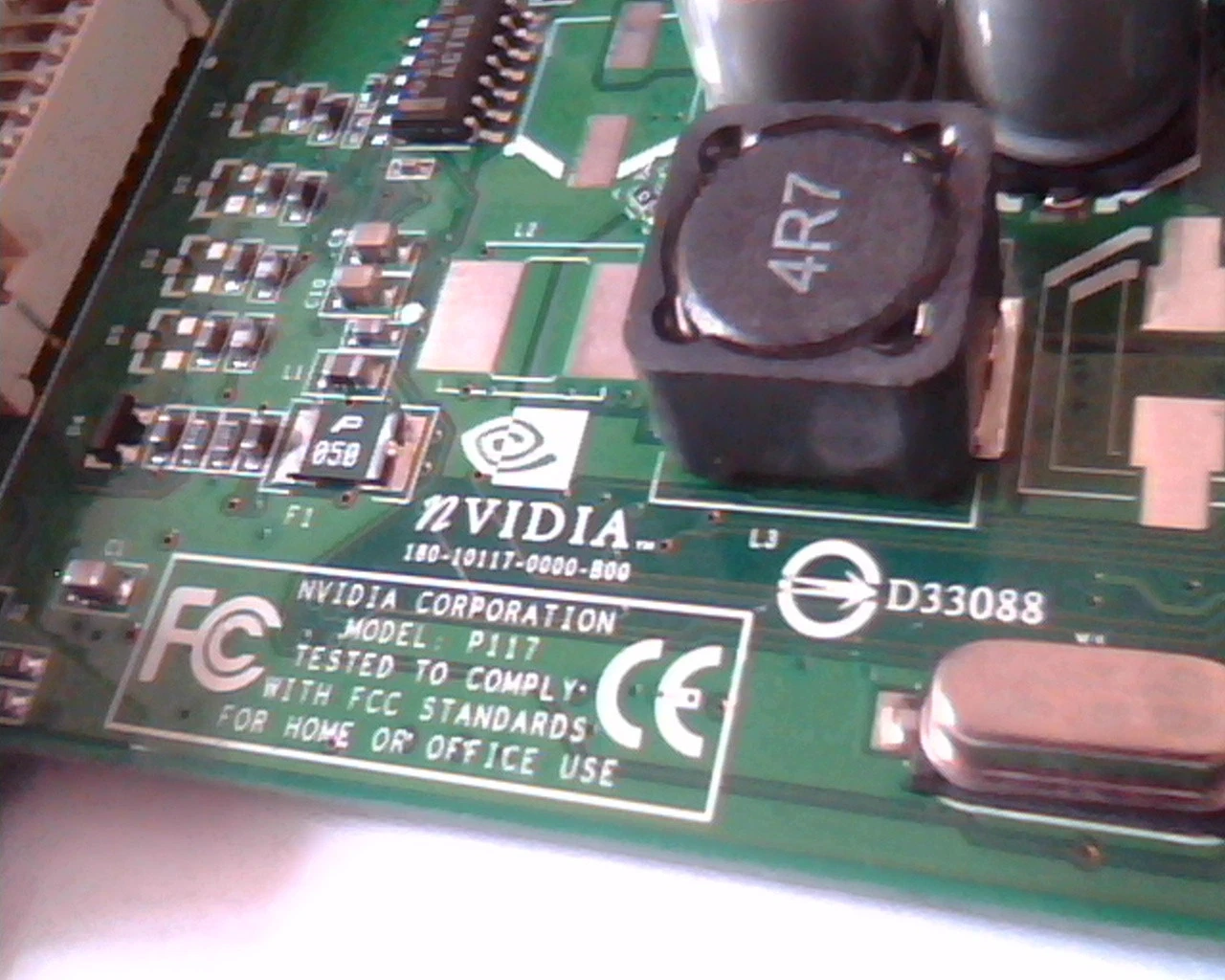 AGP card NVIDIA 180-10117-0000-B00 P117 CN-0G0770-13740-39R-01P4 Rev A01 DVI TV - image 2