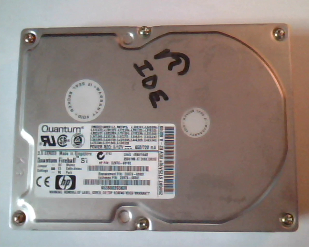 Hard Drive Disk IDE Quantum Fireball ST ST25A101ST32A013 02-C 02-A A0F09 2550AT