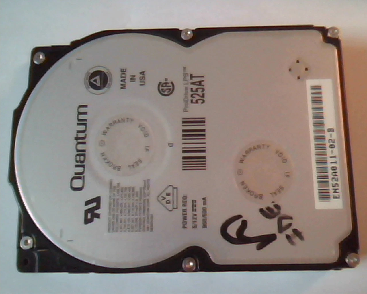 Hard Drive Disk IDE Quantum ProDrive LPS 525AT EN52A011-02-B