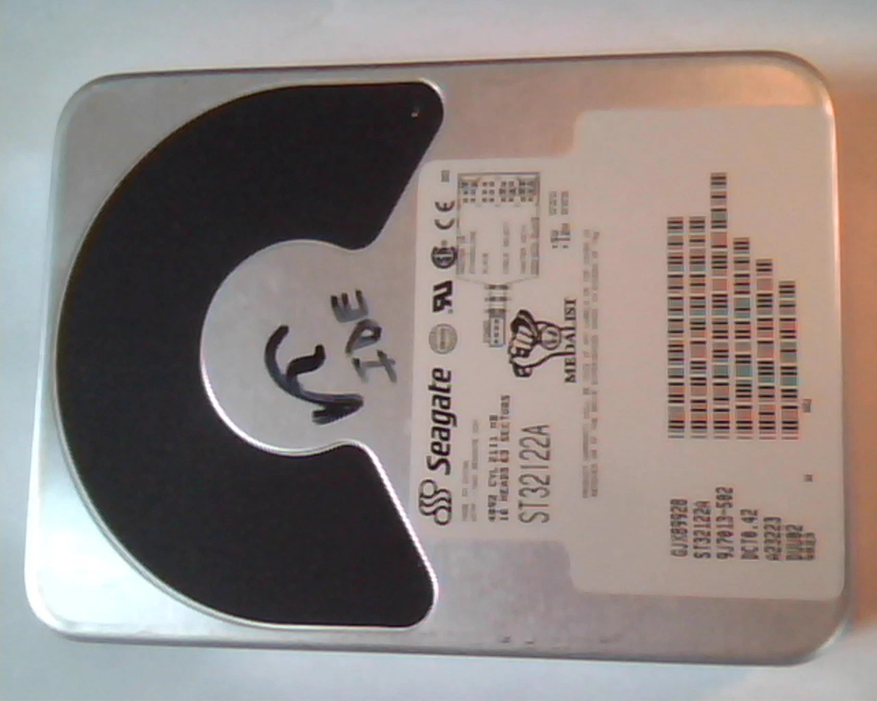 Hard Drive Disk IDE Seagate Medalist ST32122A 9J7013-502 DCT0.42 A23223