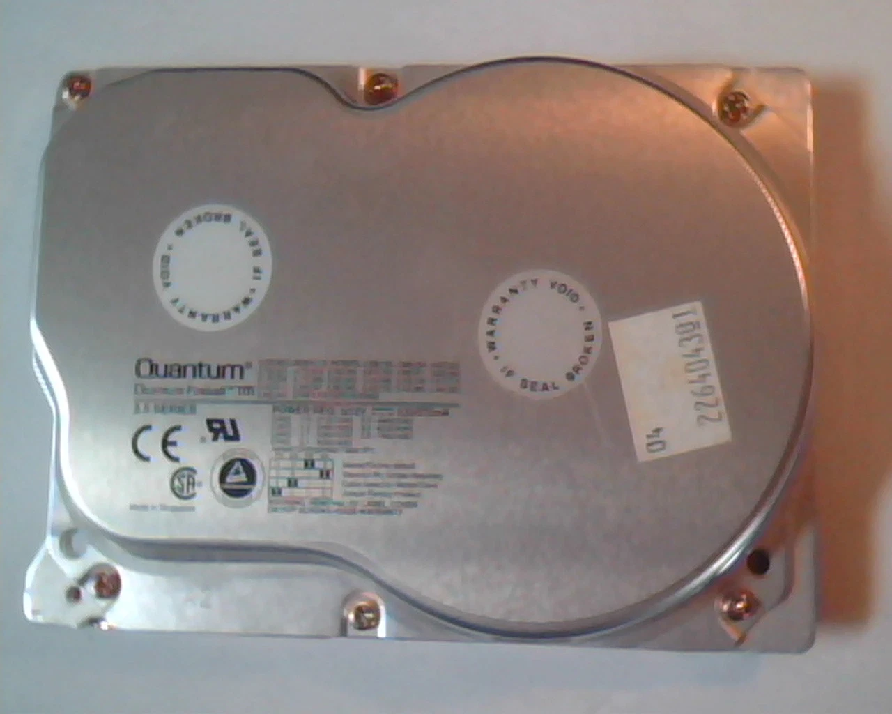 Hard Drive Disk HDD IDE Quantum Fireball TM 1280AT 1.2GB TM12A012 01-B