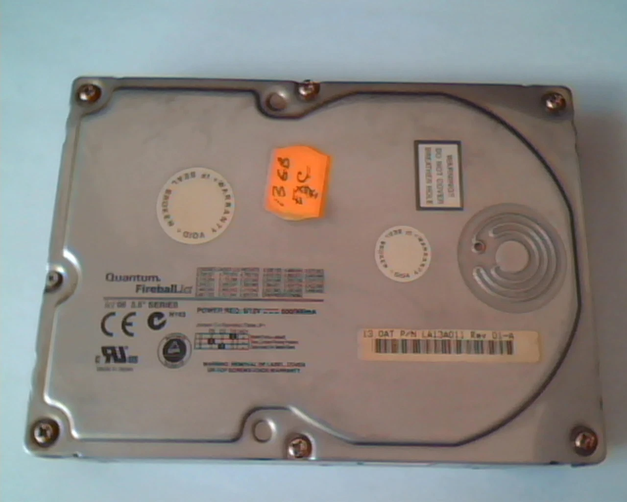 Hard Drive Disk IDE Quantum Fireball lct LA13A011 01-A 13.0AST 3.5in 08 HDD