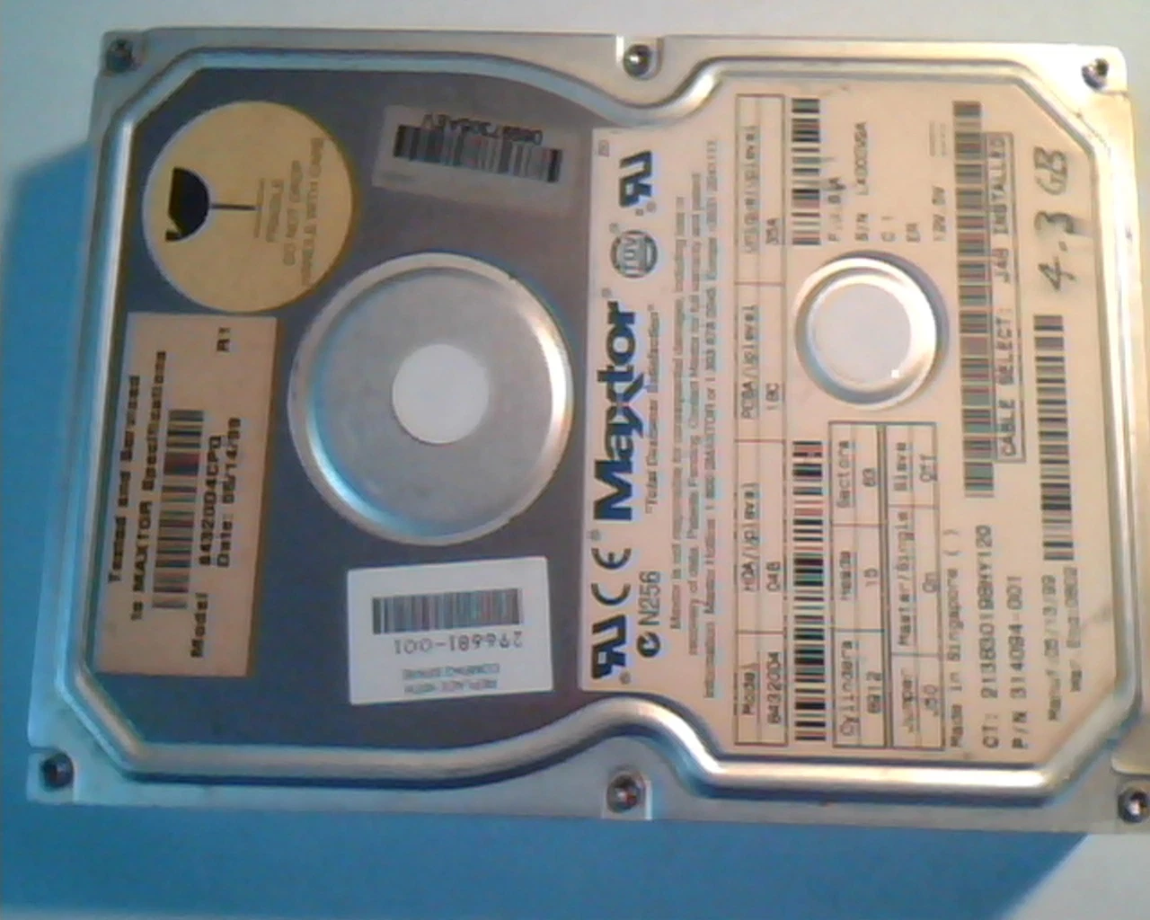Hard Drive Disk IDE Maxtor 84320D4 04B 18C 35A 314094-001 84320D4CPQ