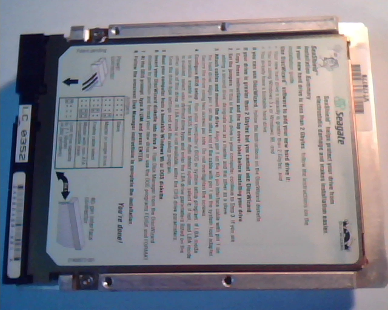 Hard Drive Disk IDE Seagate Medalist 4321 ST34321A 9K2003-302 3.04 A26322 BOS01 - image 4