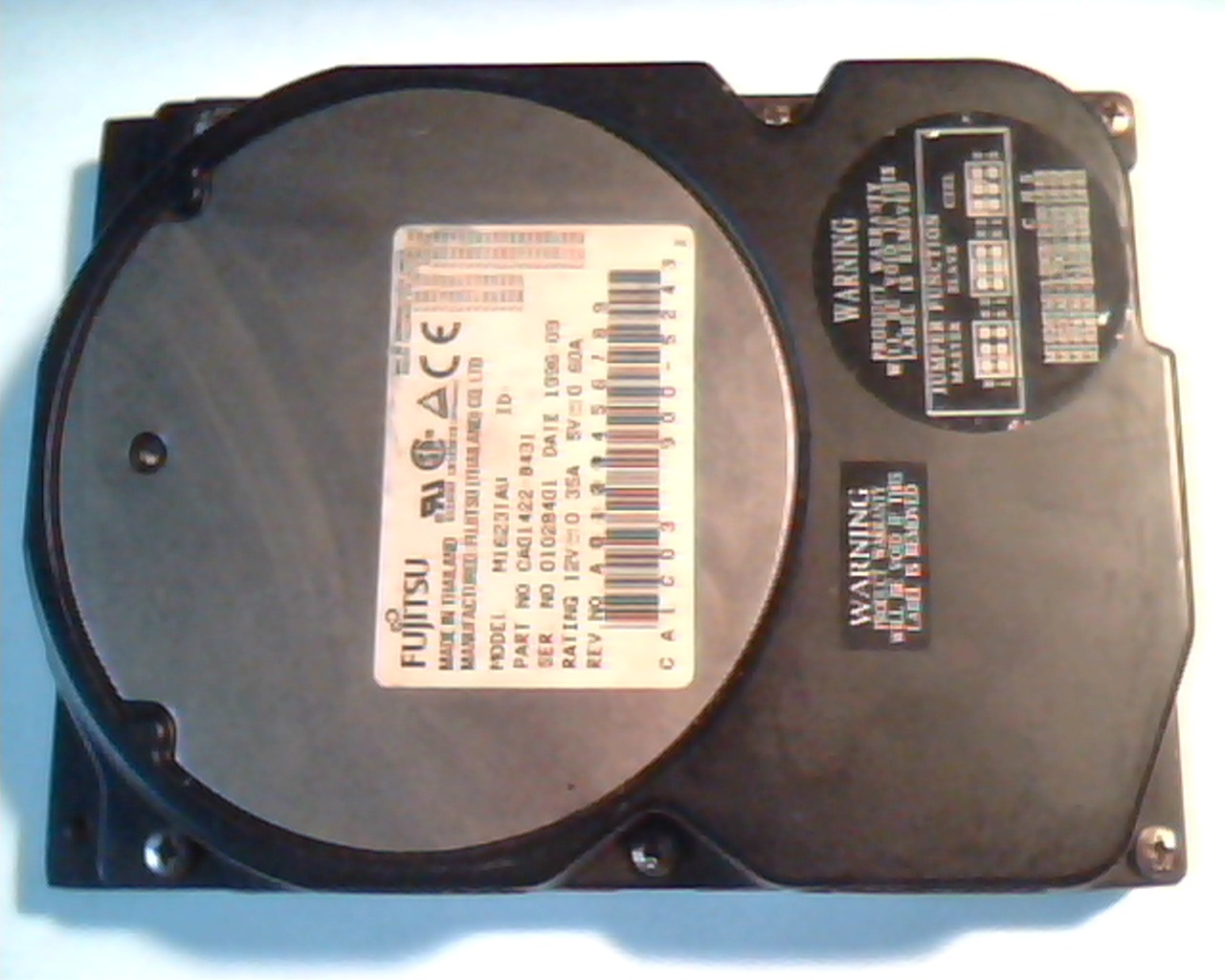 Hard Disk Drive IDE Fujitsu M1623TAV CA01422-B431 1996-09 900-5243M1623TAU
