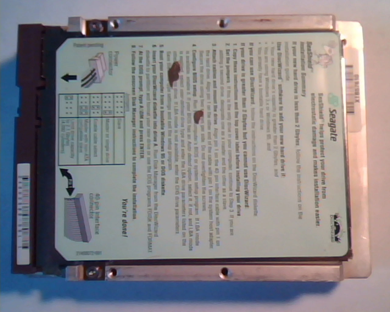 Hard Disk Drive IDE Seagate Medalist ST33221A 9K2006-730 3.10 FA2124 HAF01 - image 4