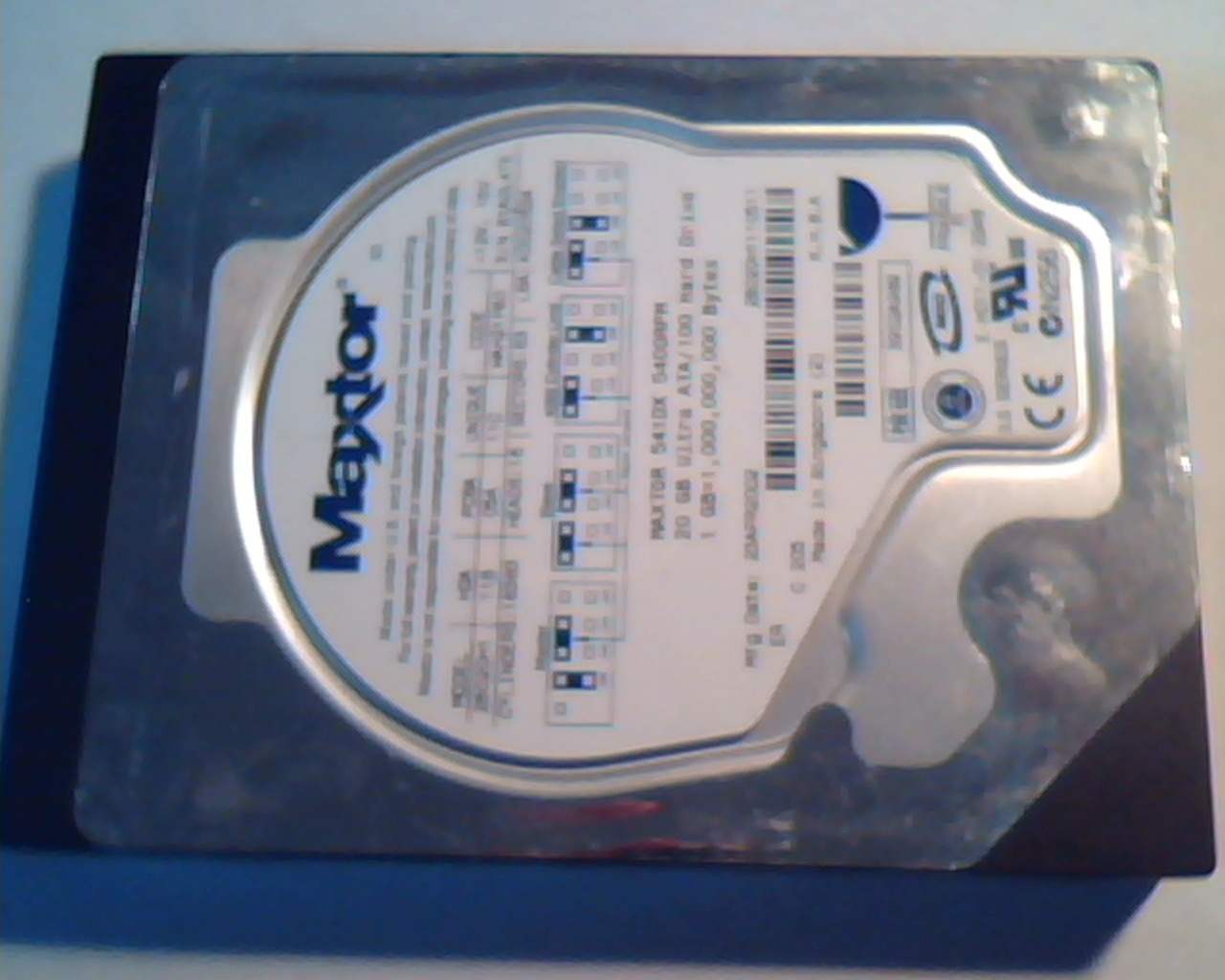 Hard Disk Drive IDE Maxtor 2B020H1 11B 05A 11C WAH21PB0 40020624 541DX 20GB 5400