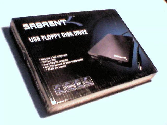 NEW USB 1.1/2.0/3.0 Floppy Disk Drive Sabrent SBT-UFDB Win7 Mac OSX XP Vista 98