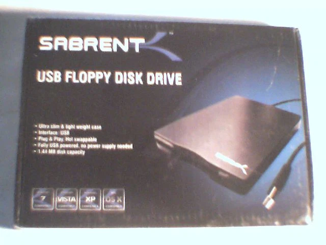 NEW USB 1.1/2.0/3.0 Floppy Disk Drive Sabrent SBT-UFDB Win7 Mac OSX XP Vista 98 - image 3