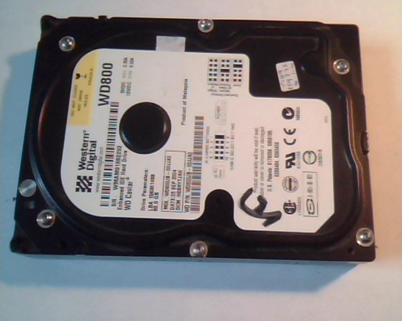 Hard Disk Drive IDE Western Digital WD800JB-00JJA0 80GB WD800 HSBHYTJAH 3.5