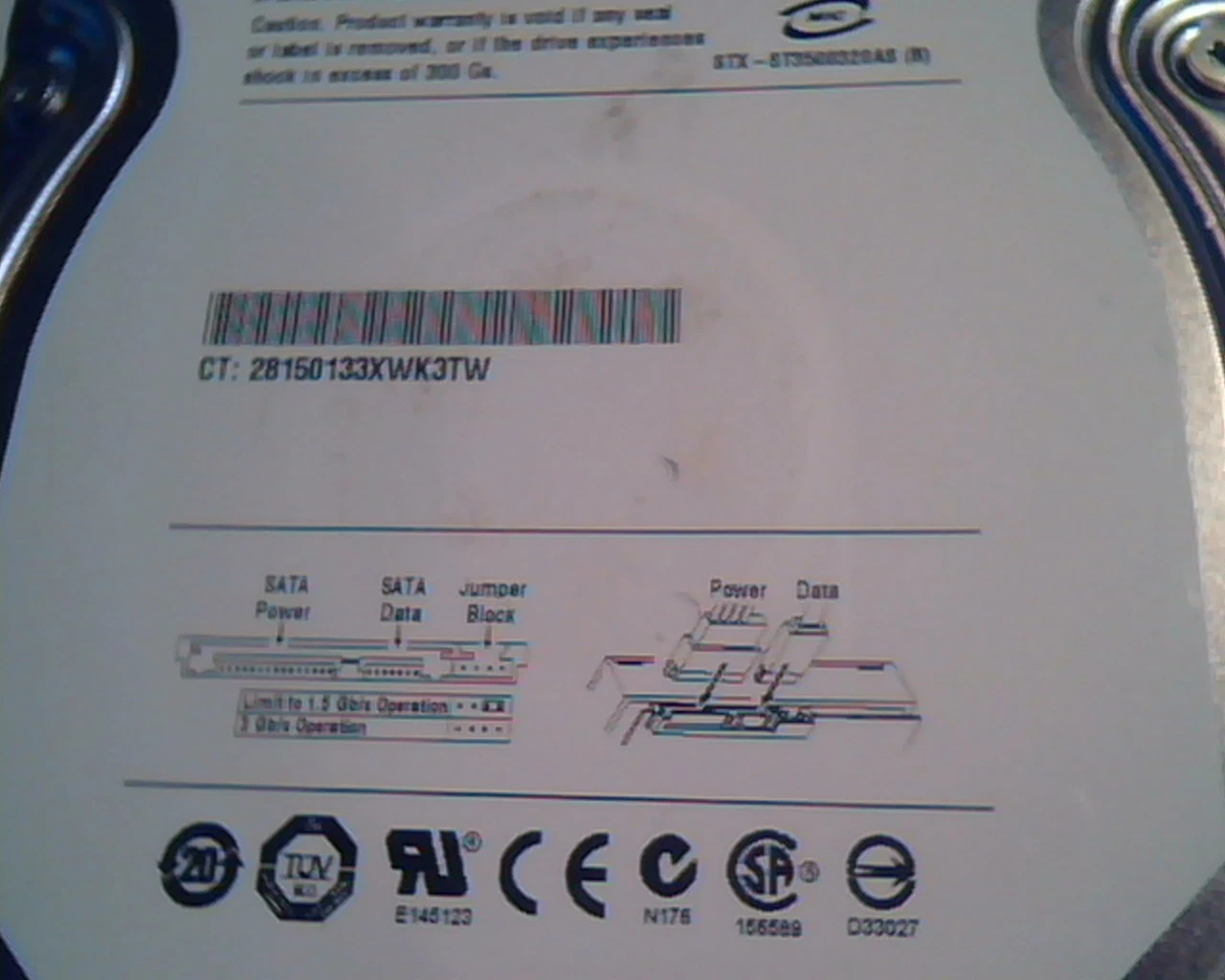 Hard Drive Disk SATA Seagate Barracuda 7200.11 500GB 9BX144-621 ST3500620AS - image 3