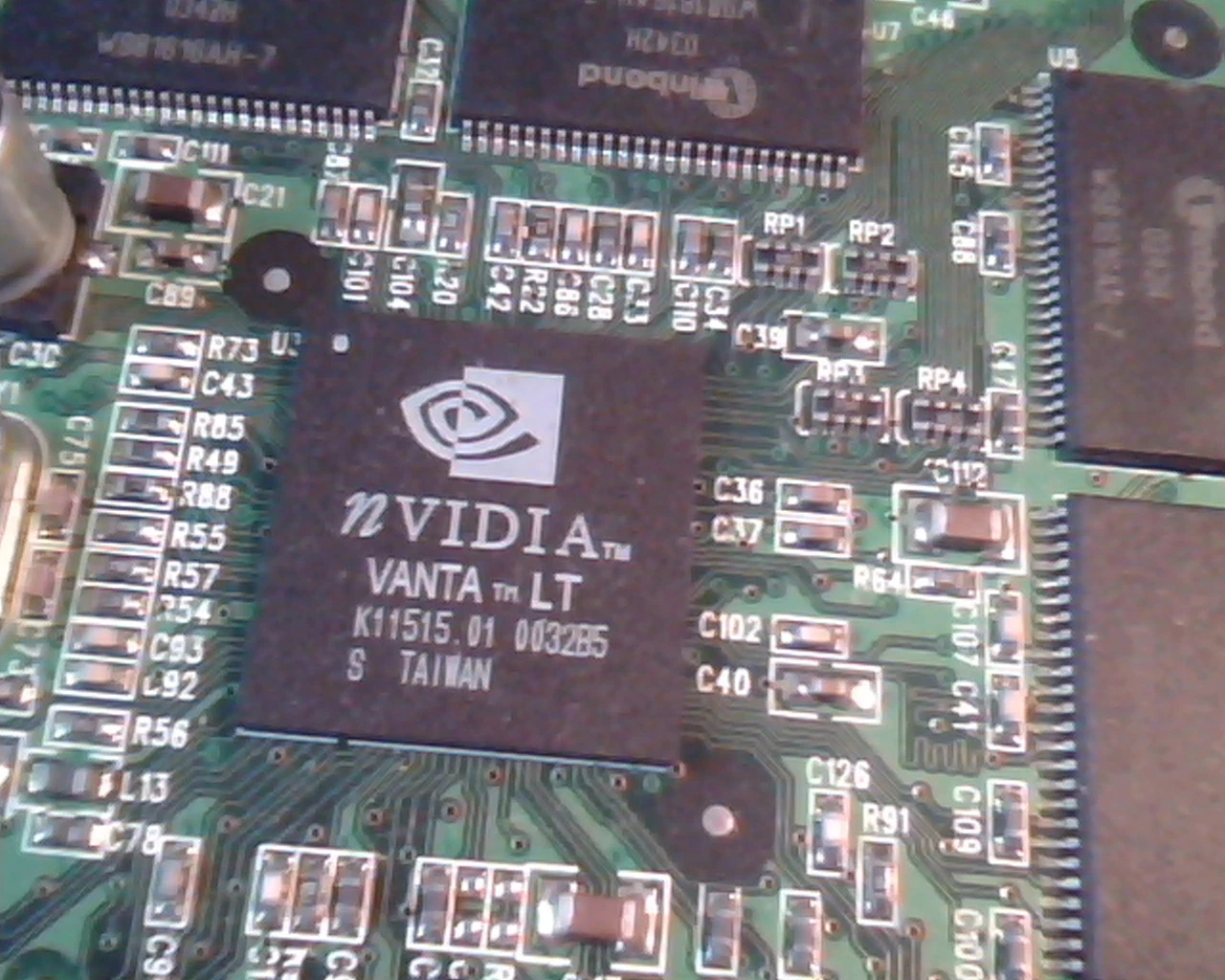 AGP card Vanta LT 316-9039-00001 R01 nVIDIA VGA 192174-002 - image 3