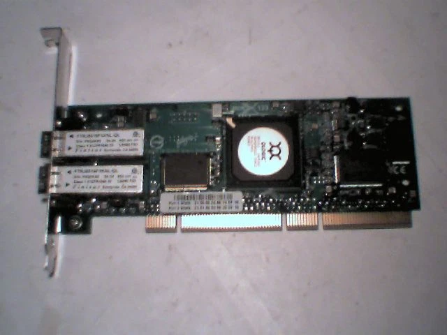 QLogic QLA2342 Dual Port 2 GB PCI-X-133 Fiber Optic Card DD3170 FC5010409-04 J