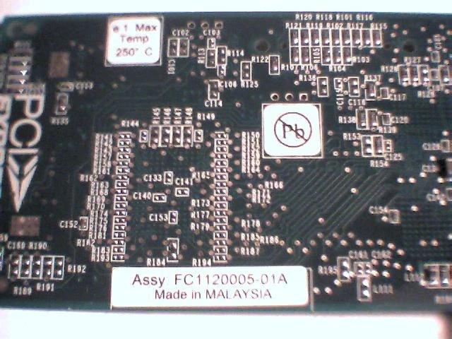 Emulex LPE11002 FC1120005-01A 4GB DUAL Channel Fibre PCI-E HBA Host Bus Adapter - image 4