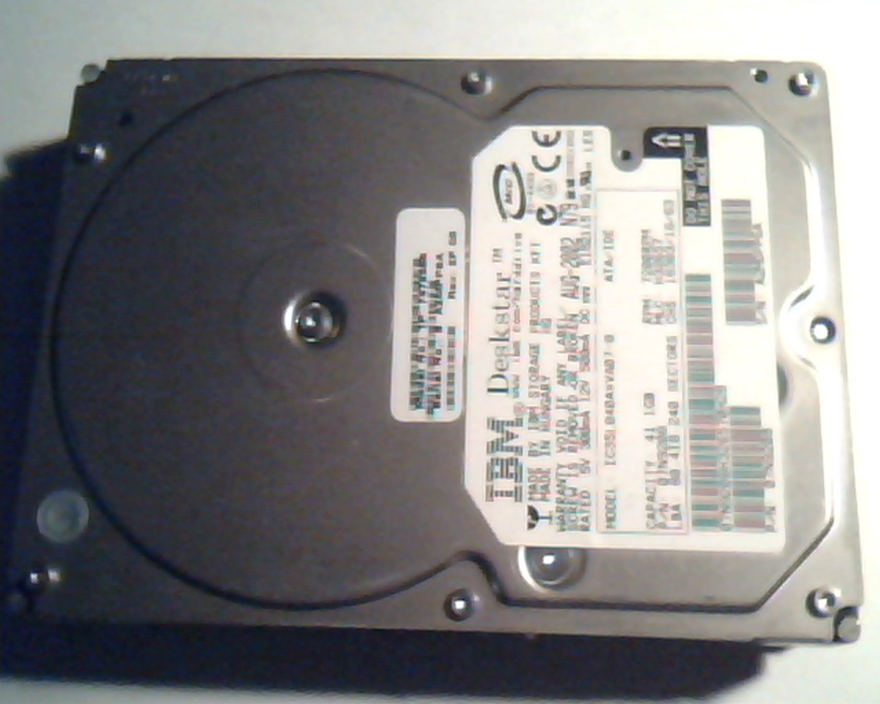 Hard Disk Drive IDE IBM Deskstar IC35L040AVVA07-0 41.1GB 07N9208 H32657 07N9208