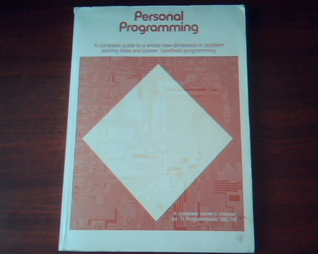 Personal Programming - TI-58C 58C/59 Owner`s manual handheld Texas Instruments