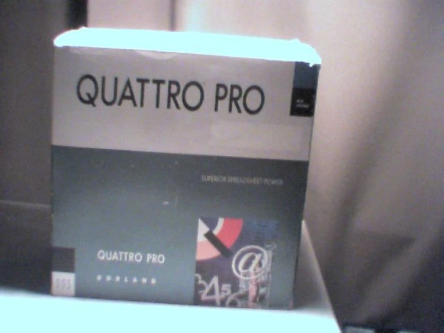 ORIGINAL VERSION 1 - Borland Quattro Pro 1989 for IBM PC/XT/DOS vintage software