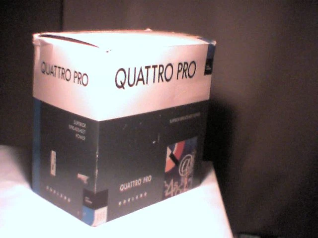 ORIGINAL VERSION 1 - Borland Quattro Pro 1989 for IBM PC/XT/DOS vintage software - image 2