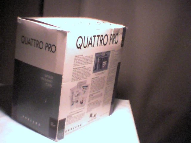 ORIGINAL VERSION 1 - Borland Quattro Pro 1989 for IBM PC/XT/DOS vintage software - image 3