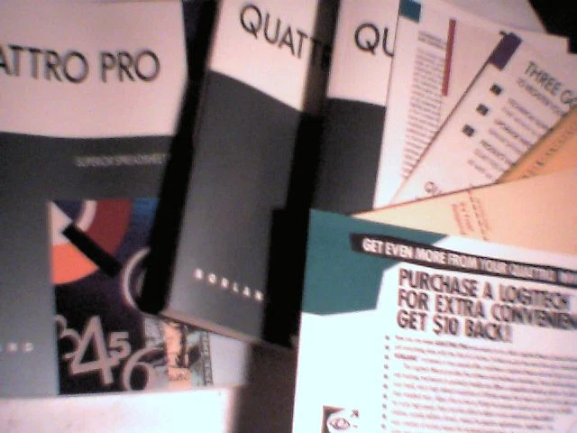 ORIGINAL VERSION 1 - Borland Quattro Pro 1989 for IBM PC/XT/DOS vintage software - image 10