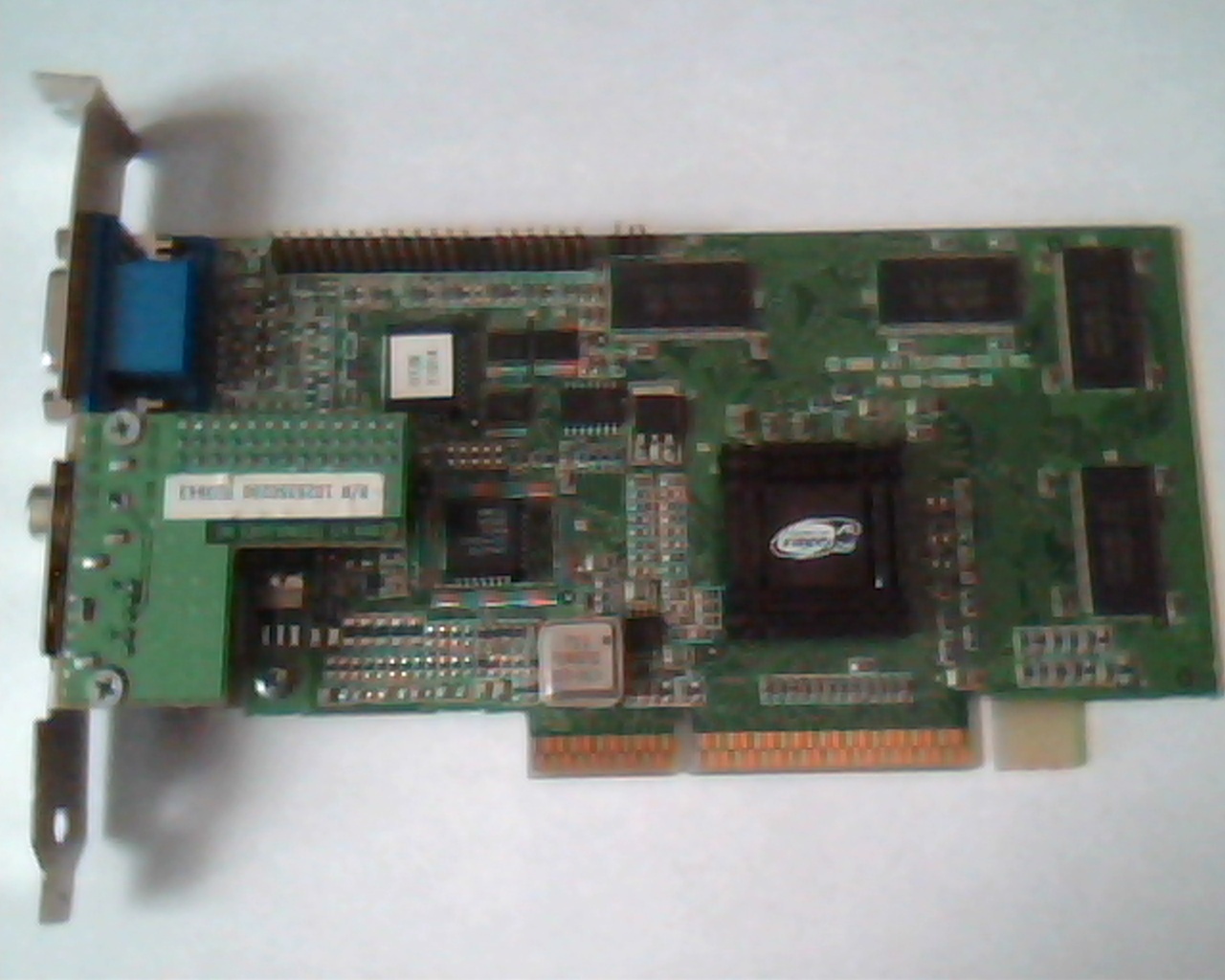 AGP card ATI 109-51900-01 R128 51914 1025350200 N625 VGA Comp out S-Vid