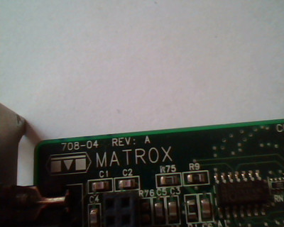 PCI Video card Matrox 708-04 Rev A MGA MGI MIL2P/4BC/20 DVI VGA 64-bit — image 2