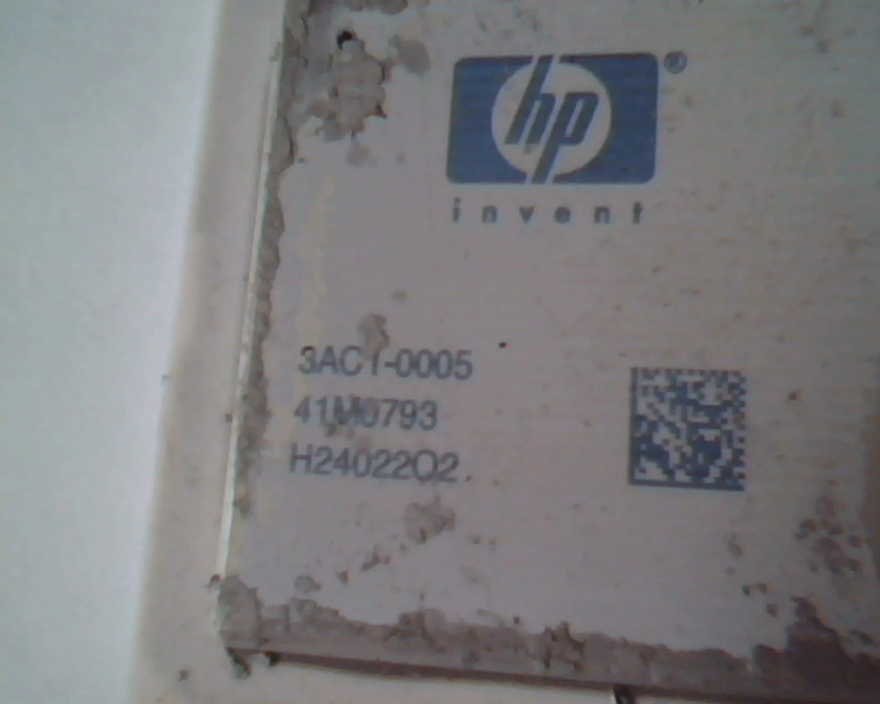 Rare CPU computer chip - hp invent 3AC1-0005 41M0793 H20004Q2 - image 2