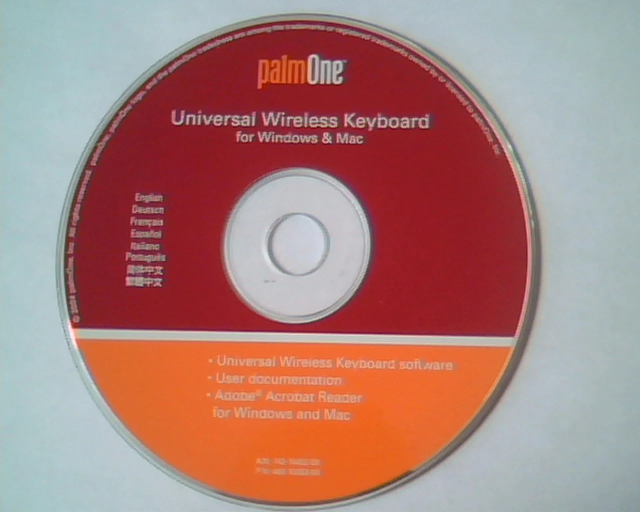 CD palmOne Universal Wireless Keyboard multilanguage Windows Mac