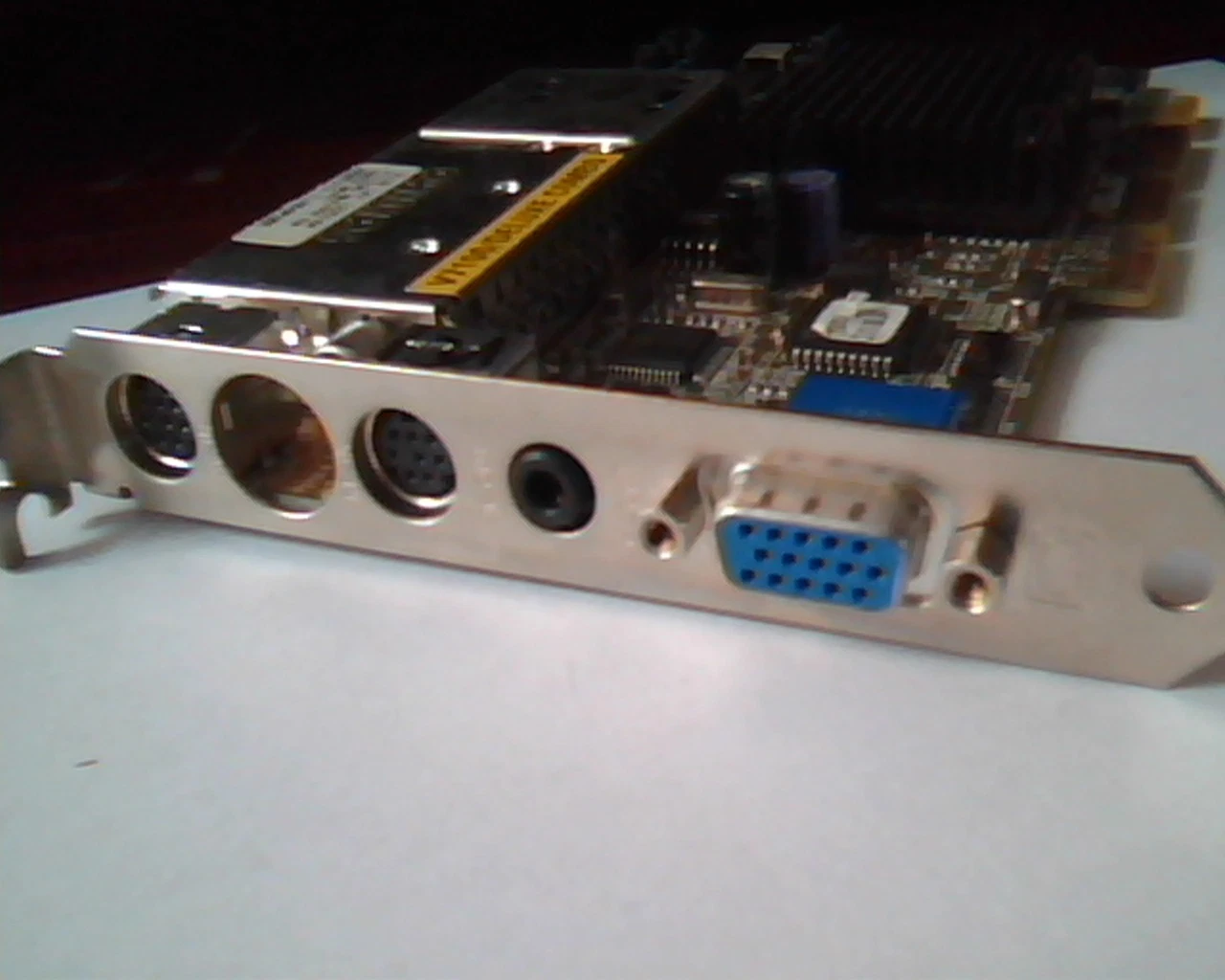 AGP card Asus V7100 Deluxe combo 32M N T 110062-B01-00972 VGA AV VR - image 6